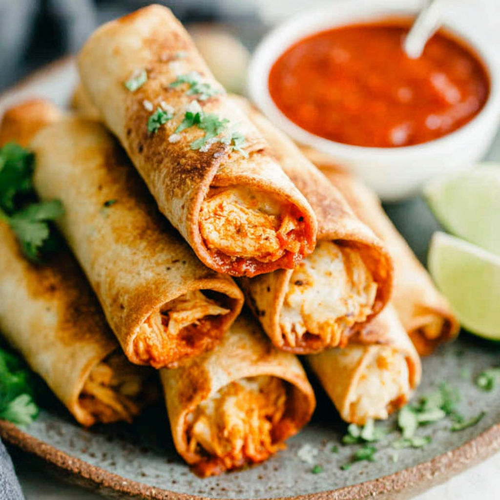 A plate of food with a bowl of sauce.